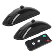 H901 2pcs / Pack Car Remote Pilot Light Warning Light Dual Flash Light (Black) - free shipping - PMC TechLife - Order now!