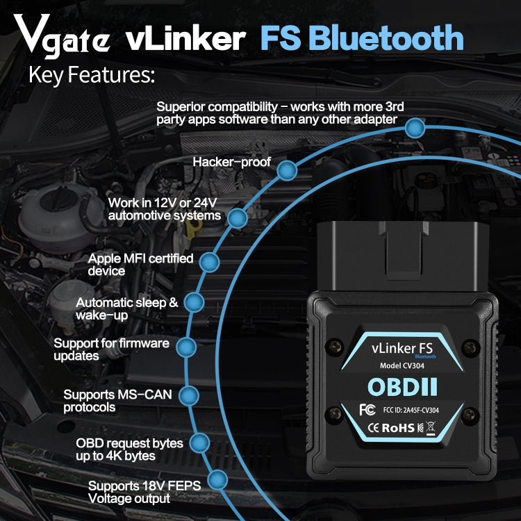 Vgate OBD2 Bluetooth Diagnostic Tool
