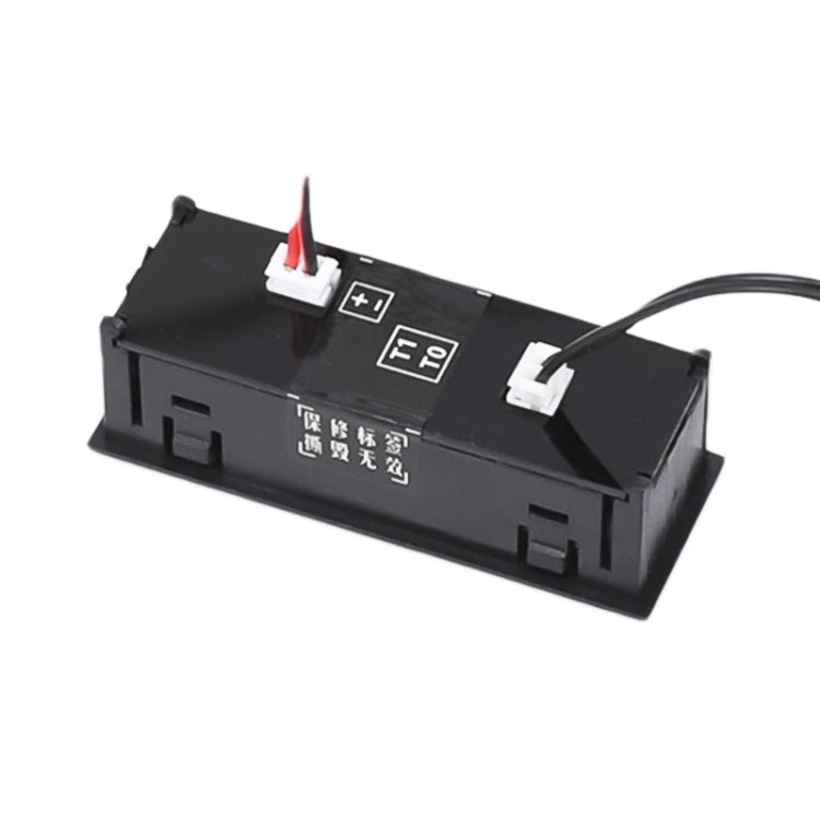 3 in 1 DC5-50V Car High-precision Electronic LED Luminous Clock + Thermometer + Voltmeter (Blue)