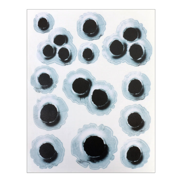 Car PVC Self-adhesive Bullet Hole Scratch Personalized Stickers