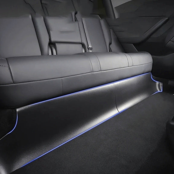 For Tesla Model Y 2pcs / Set Car Rear Seat Lower Protection Panel
