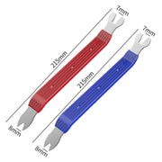 6-8 inch Short Car Door Panel Removal Rubber Buckle Screwdriver (Red)