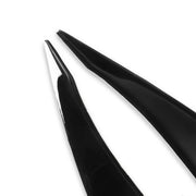Pair Car Lamp Eyebrow Soft Decorative Sticker for Hyundai Elantra 2016-2018 (Black)
