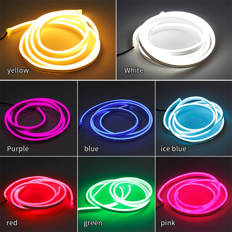 2m Car Daytime Running Super Bright Decorative LED Atmosphere Light (White Light)