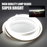 2m Car Daytime Running Super Bright Decorative LED Atmosphere Light (Yellow Light)