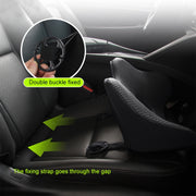 Car Memory Foam Breathable Lumbar Cushion (Beige)