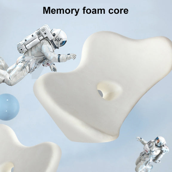Car Memory Foam Breathable Lumbar Cushion (Black)