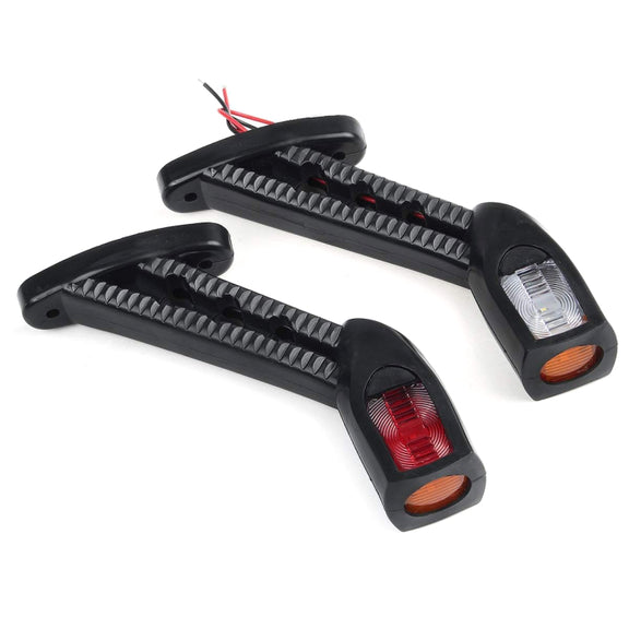 2pcs 12-24V Car / Truck LED Side Marker Indicator Lights Bulb Lamp