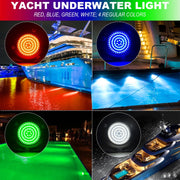Ship / Yacht 10-30V 90LEDs Water-resistant Stainless Steel Underwater Light (White Light)