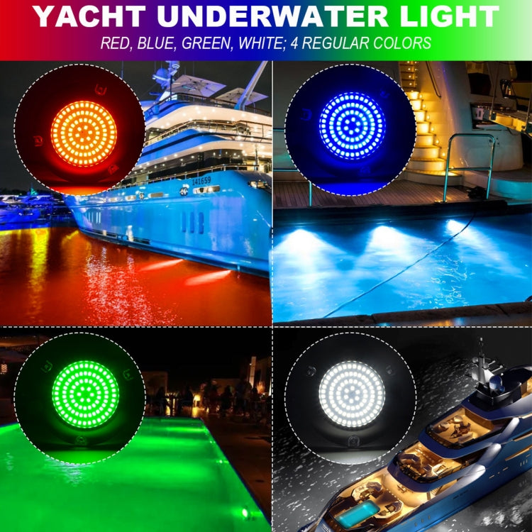 Ship / Yacht 10-30V 90LEDs Water-resistant Stainless Steel Underwater Light (Green Light)