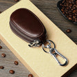 TP-9006 Double-deck Multi-function Car Key Bag(Coffee) - Car Key Cases by PMC TechLife | Online Shopping South Africa | PMC TechLife | Buy Now Pay Later Mobicred