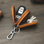 TP-9006 Double-deck Multi-function Car Key Bag(Coffee)