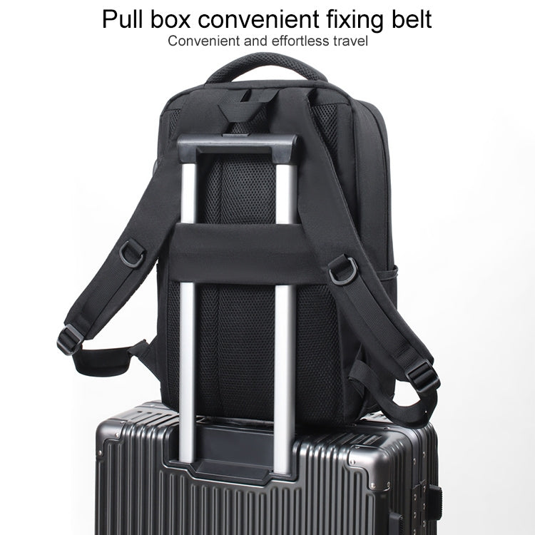 cxs-611 Multifunctional Oxford Laptop Bag Backpack(Dark Gray)