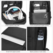 cxs-619 Multifunctional Oxford Laptop Bag Backpack (Light Grey)