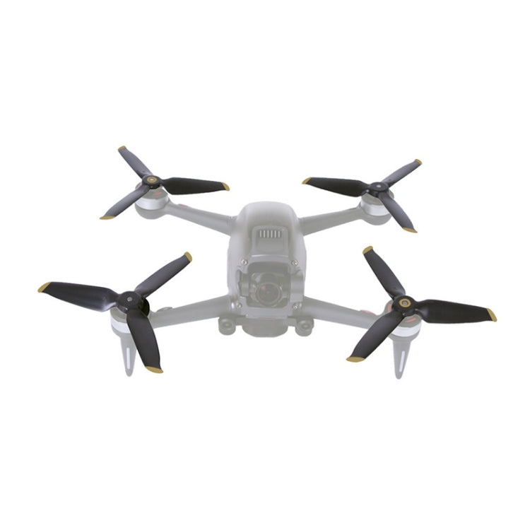 2 Pairs Sunnylife 5328S Quick-release Propellers for DJI FPV(Gold)
