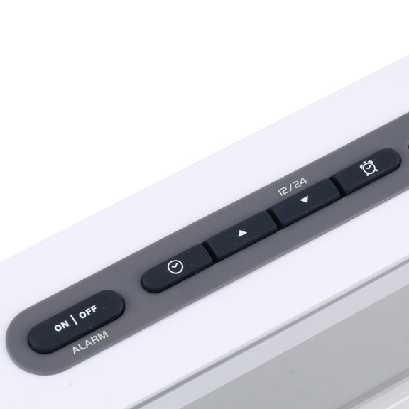 AQ139N LED Display Desktop Alarm Clock (White)