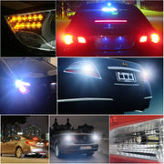 2 PCS DC 12V 2W 240LM 5500K T10-4014-15SMD Car Width Lamp Clearance Light Parking Lights���Red Light���