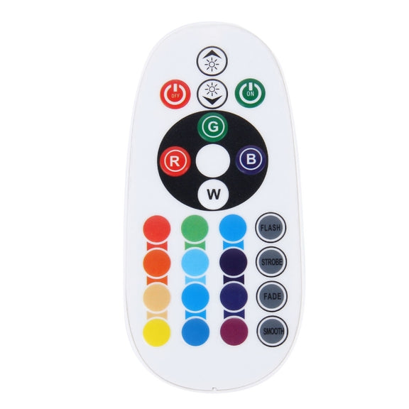 2 PCS Colorful 41MM T10 + Bicuspid Port Remote Control Car Dome Lamp LED Reading Light with 24 LED Lights