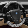 Leopard Grain Steering Wheel Cover, Adaptation Steering Wheel Diameter: 37-38 cm - Steering Wheel Accessories by PMc TechLife | Online Shopping South Africa | PMc TechLife | Buy Now Pay Later Mobicred