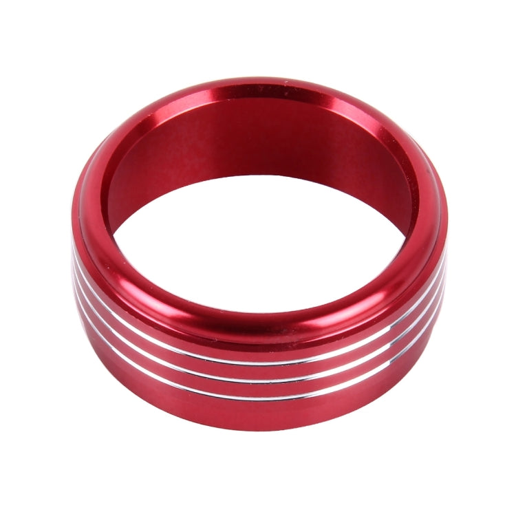 3 PCS Car Aluminum Air Conditioner Knob Case For Subaru(Red)