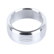 3 PCS Car Aluminum Air Conditioner Knob Case For Subaru(Silver)