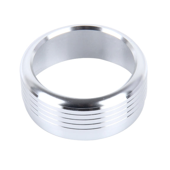 3 PCS Car Aluminum Air Conditioner Knob Case For Subaru(Silver)