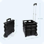 Multi-functional Folding Car Storage Reserve Box Pull-rod Box