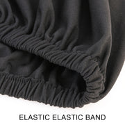 Anti-Dust Anti-UV Heat-insulating Elastic Force Cotton Car Cover for Hatchback Car, Size: 3.9m~4.19m(Black)