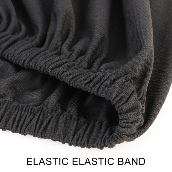 Anti-Dust Anti-UV Heat-insulating Elastic Force Cotton Car Cover for Hatchback Car, Size: 3.9m~4.19m(Black)