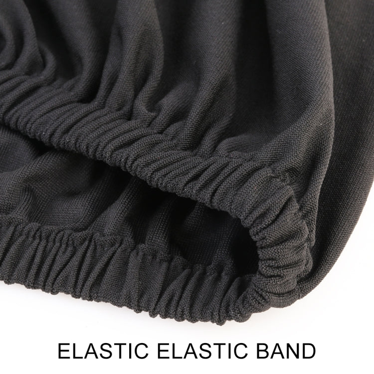 Anti-Dust Anti-UV Heat-insulating Elastic Force Cotton Car Cover for Hatchback Car, Size: 3.9m~4.19m(Black)