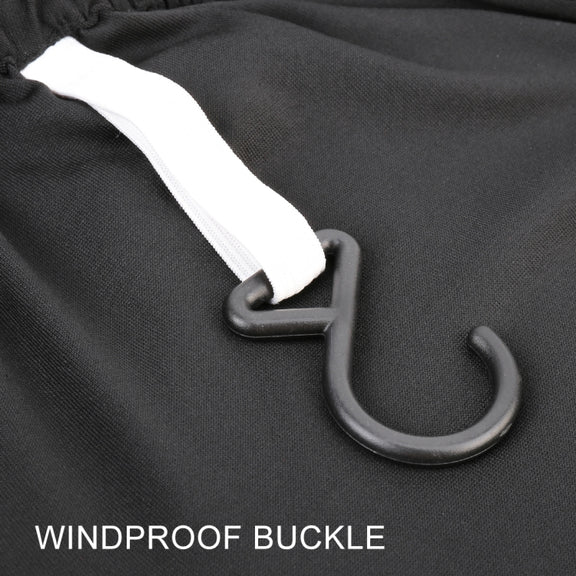 Anti-Dust Anti-UV Heat-insulating Elastic Force Cotton Car Cover for Hatchback Car, Size: 3.9m~4.19m(Black)