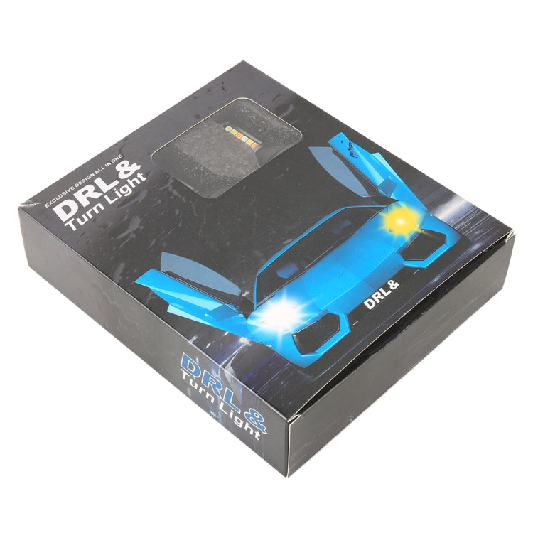 T20/7740 DC12V 3.7W 81 SMD-3030-LEDs Three Color Car DRL&Turn Light, Length: 2m