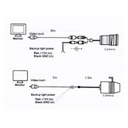 656x492 Effective Pixel HD Water-resistant 4 LED Night Vision Wide Angle Car Rear View Backup Reverse Camera for Toyota Camry 2018