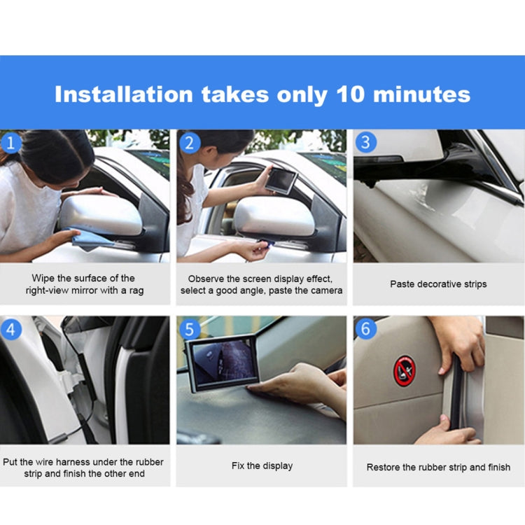 Car Water-resistant HD Night Version Right View Camera