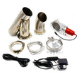 Stainless Steel Car Remote Control Electric Exhaust Valve Pipe Set, Size: 3 inch - free shipping - PMC TechLife - Order now!