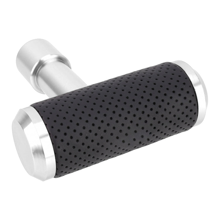 Universal Car T-shaped Gear Head Gear Shift Knob(Silver)