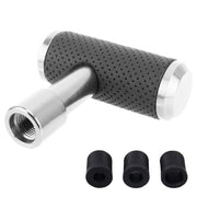 Universal Car T-shaped Gear Head Gear Shift Knob(Silver)
