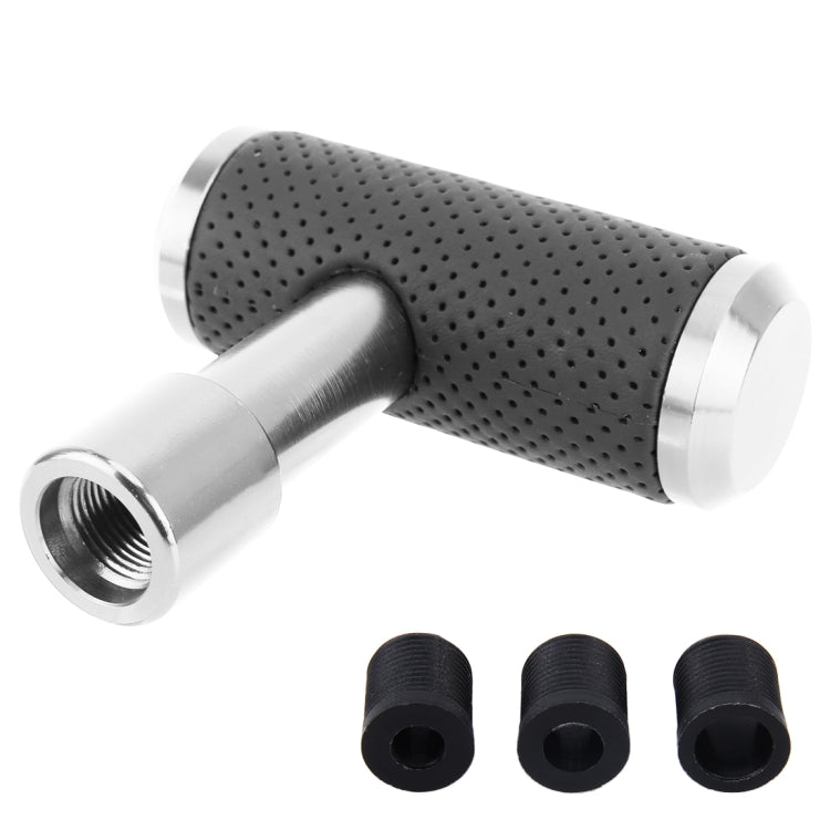 Universal Car T-shaped Gear Head Gear Shift Knob(Silver)