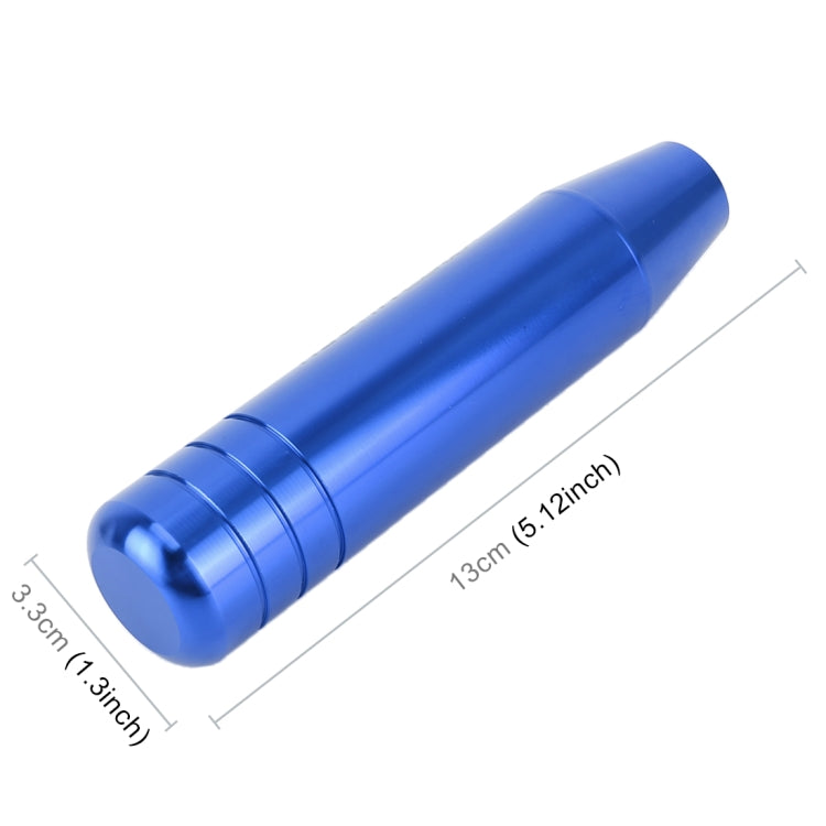 Universal Long Strip Shape Car Gear Shift Knob Modified Shifter Lever Knob, Length: 13cm(Blue)