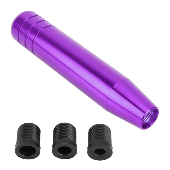 Universal Long Strip Shape Car Gear Shift Knob Modified Shifter Lever Knob, Length: 18cm(Purple)
