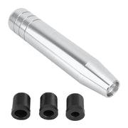 Universal Long Strip Shape Car Gear Shift Knob Modified Shifter Lever Knob, Length: 18cm(Silver)