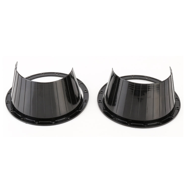 2 PCS 6.5 inch Car Auto Loudspeaker Plastic Water-resistant Cover with Protective Cushion Pad, Inner Diameter: 14.5cm
