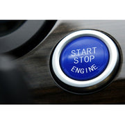 Car Start Stop Engine Button Switch Replace Cover 61319153832 for BMW 5 / 6 / 7 Series F Chassis without Start and Stop 2009-2013(Blue)