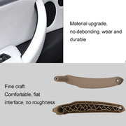 Car Interior Left Handle Inner Door Armrest Panel Pull 51416969401 for BMW X5 / X6, Left Drive(Beige)