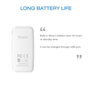 Doosl DSER102 Mini Car Bluetooth Wireless Music Receiver with 3.5mm Stereo Input Jack(White)
