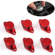 6 PCS 22mm Swirl Flap Flaps Delete Removal Blanks Plugs for BMW M57 (6-cylinder)(Red) - free shipping - PMC TechLife - Order now!