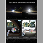 Car Light Pad Instrument Panel Sunscreen Hood Mats Cover for Land Rover Discovery 4/3 (Please Note Model and Year)(Red)