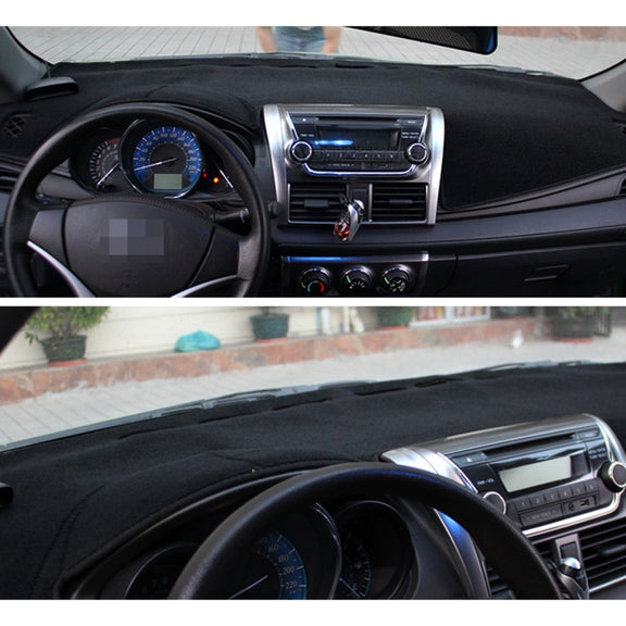 Car Light Instrument Panel Sunscreen Dark Mats Cover for Venucia B50 / R50(Black)