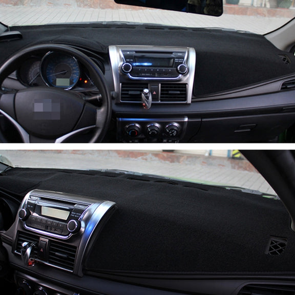 Car Light Instrument Panel Sunscreen Dark Mats Cover for Venucia B50 / R50(Black)
