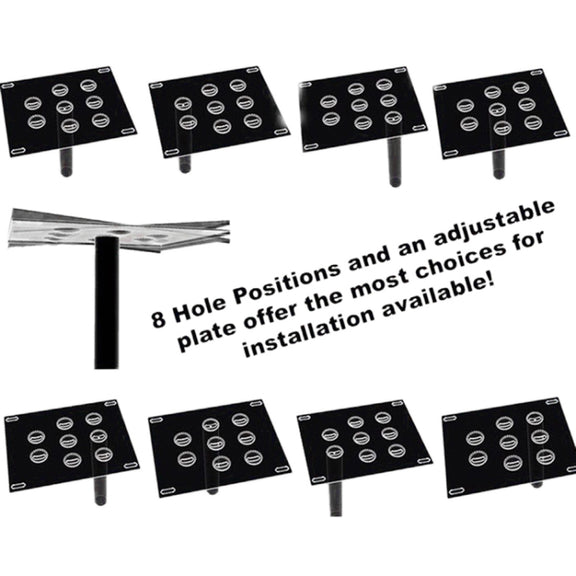 Car Front Bumper Tow Hook License Plate Mounting Bracket Holder for Subaru